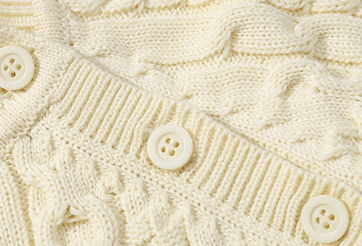 Autumn And Winter Knitted Onesie Hemp Hemp Ha Yi