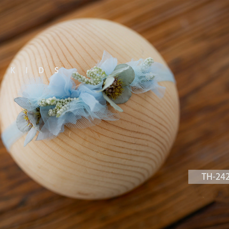 Newborn Headwear Baby Kids Camera Shooting Decoration Artificial Flowers Studio Photography Props Accessories