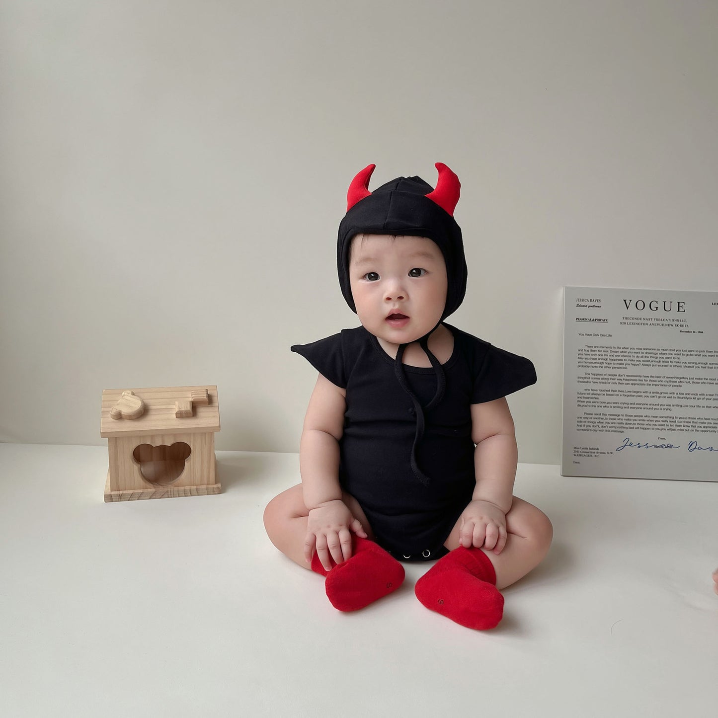 Baby Jumpsuit Little Devil Shape Suit