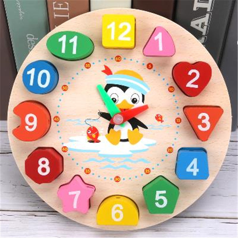 Discover the Magic of Learning with Our Wooden Clock Toy