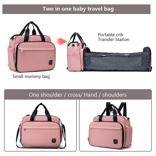 Discover the Ultimate Portable Folding Crib Mummy Bag!