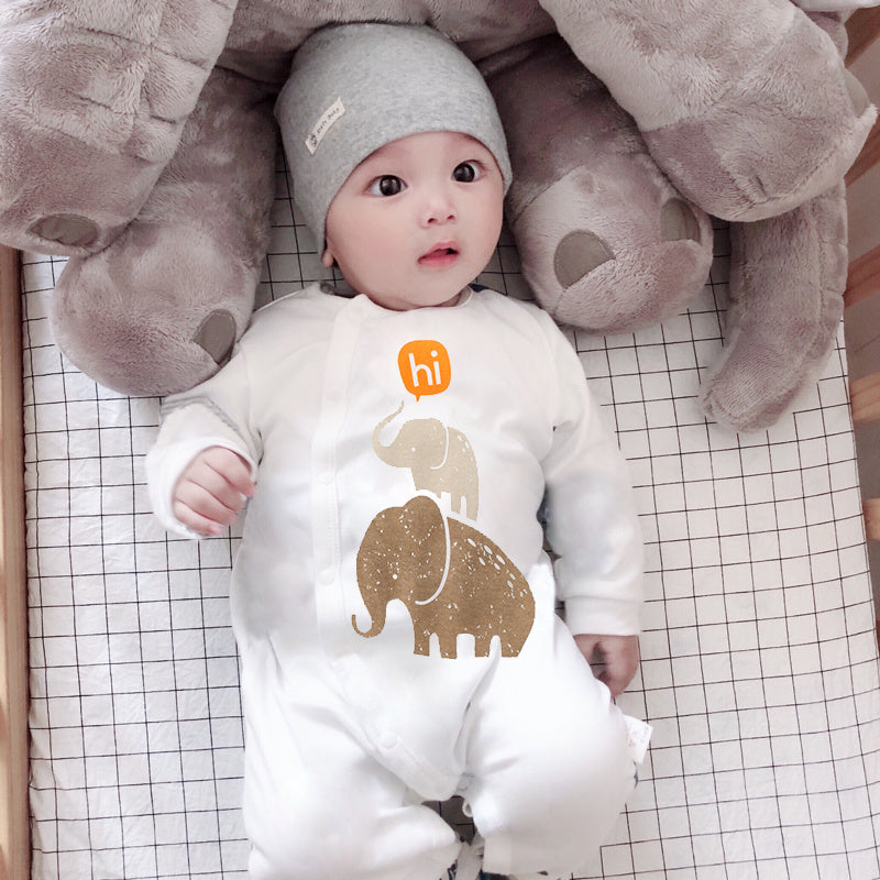 Baby Cotton Long-sleeved One-piece Baby Romper: A Perfect Blend of Comfort and Style