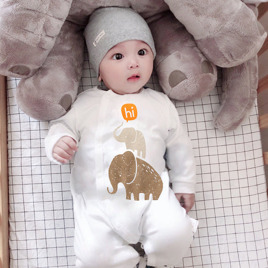 Baby Cotton Long-sleeved One-piece Baby Romper: A Perfect Blend of Comfort and Style