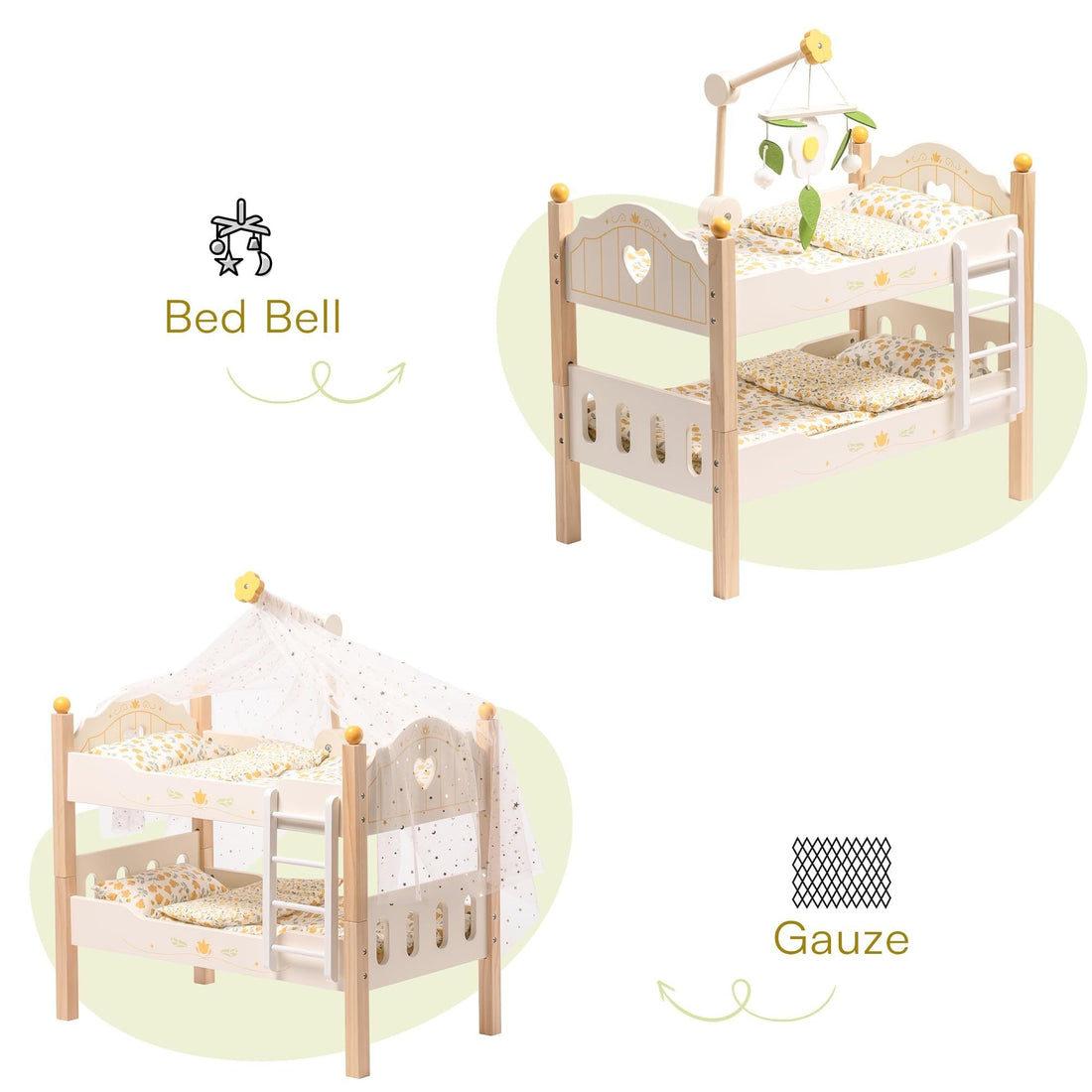 Create Dreamy Adventures with ROBOTIME Doll Bunk Beds!