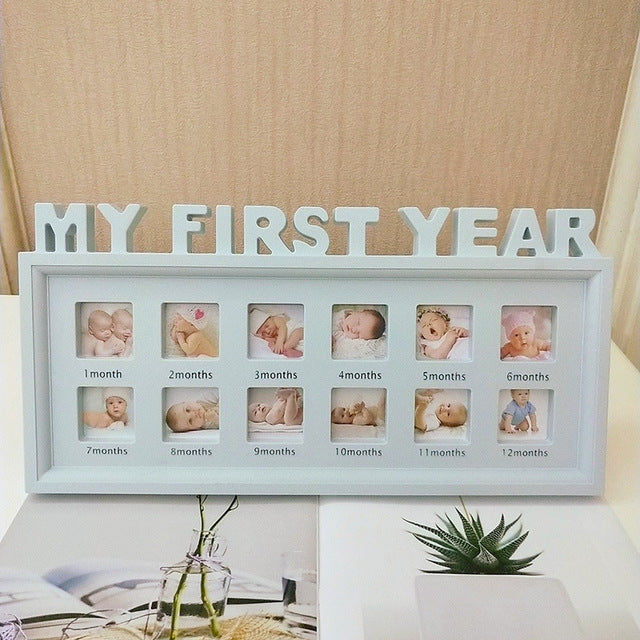 Capture Every Moment: My First Year Baby Photo Frame