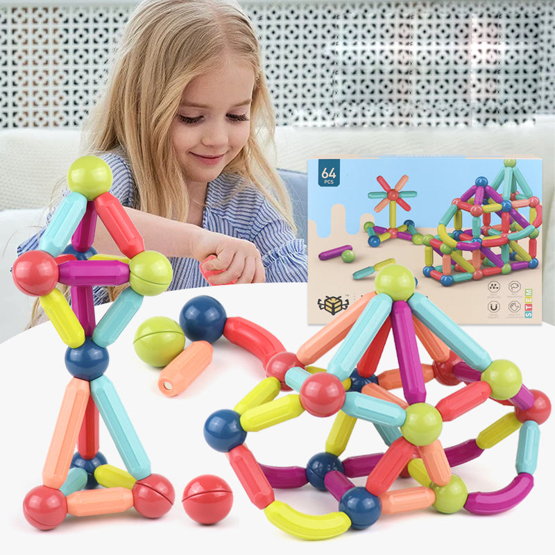 Unlock Your Child's Creativity with Our Magnetic Building Blocks
