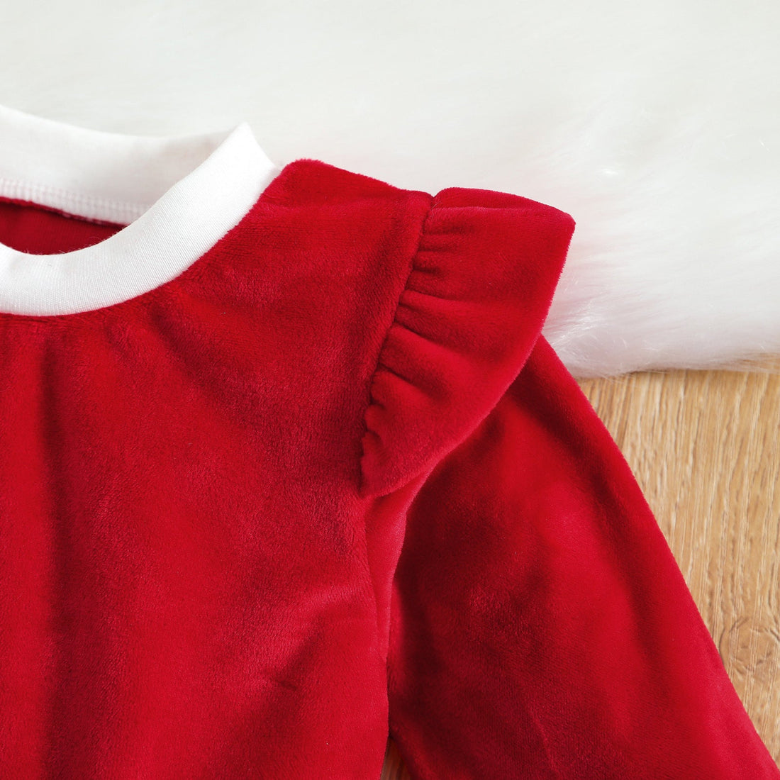 Celebrate This Christmas with Our Adorable Baby Red Romper!